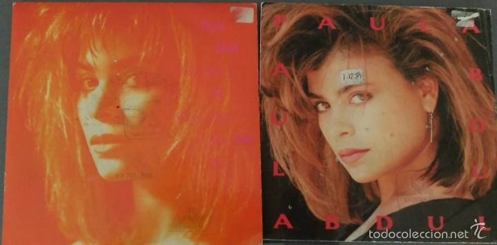 Discos de vinilo: LOTE DE 2 SINGLES DE PAULA ABDUL - Foto 1