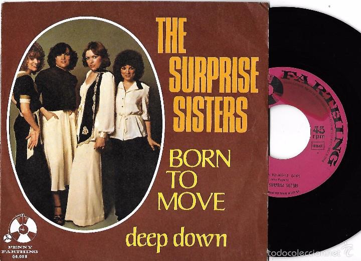 Discos de vinilo: SURPRISE SISTERS, THE: BORN TO MOVE / DEEP DOWN - Foto 1