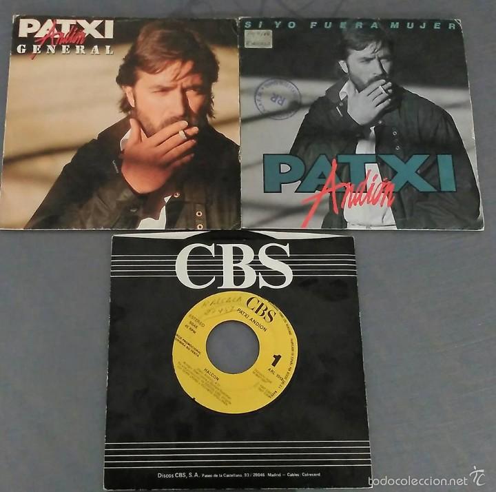 Discos de vinilo: LOTE DE 3 SINGLES DE PATXI ANDION - Foto 1