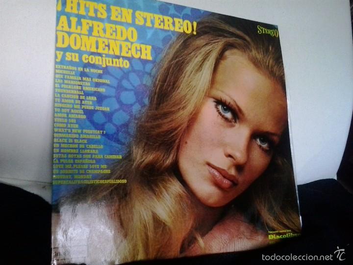 Discos de vinilo: ALFREDO DOMENECH Y SU CONJUNTO  - HITS EN STEREO LP - Foto 1