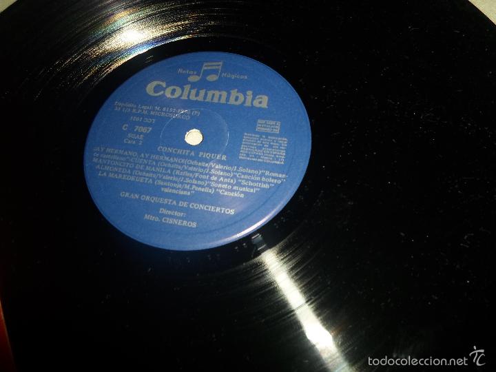 Discos de vinilo: CONCHITA PIQUER CINCO FAROLAS - Foto 2