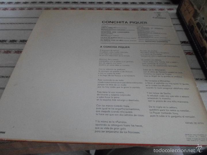 Discos de vinilo: CONCHITA PIQUER CINCO FAROLAS - Foto 3