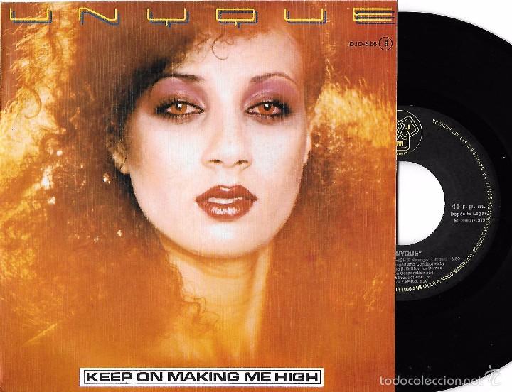 Discos de vinilo: UNYQUE: KEEP ON MAKING ME HIGH / GRAND SLAM - Foto 1