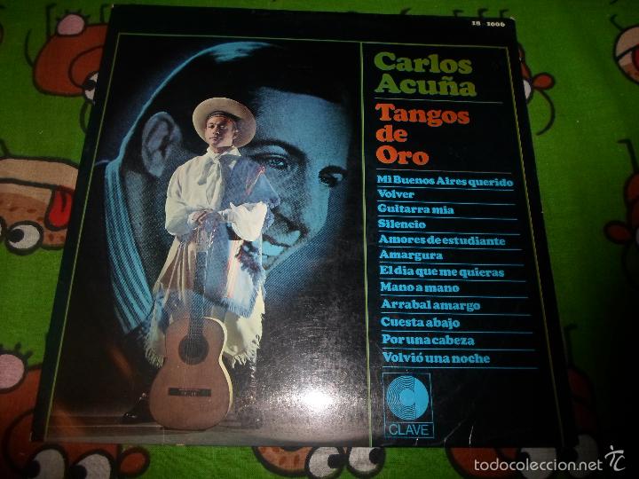 Discos de vinilo: CARLOS ACU&Ntilde;A - TANGOS DE ORO - Foto 1