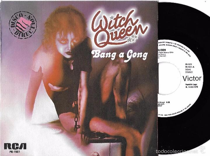 Discos de vinilo: WITCH QUEEN: BANG A GONG / WITCH QUEEN - Foto 1