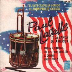 Discos de vinilo: PAUL LAVALLE Y LA BANDA DE AMERICA - EP MGM DE 1961 ,RF-922, BUEN ESTADO. Lote 58140891