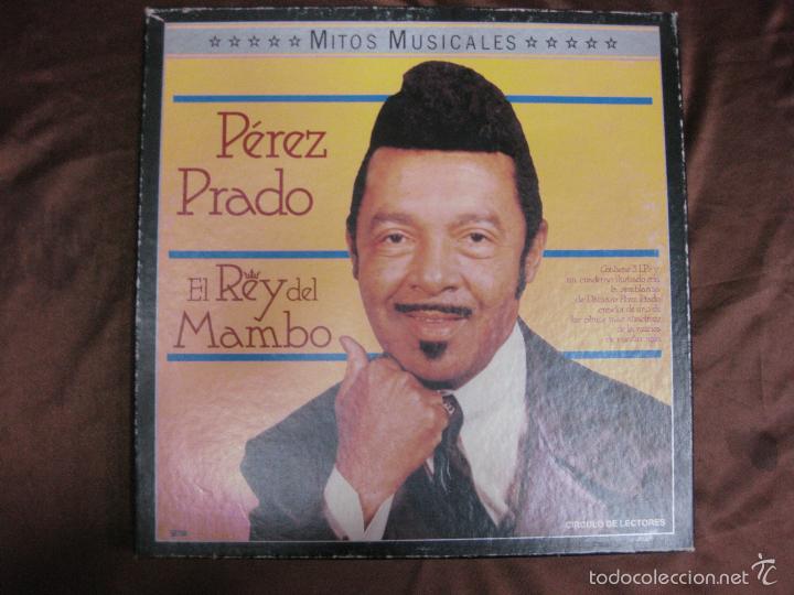 Discos de vinilo: PEREZ PRADO. EL REY DWEL MAMBO. CIRCULO DE LECTORES. 3 LPS. - Foto 1