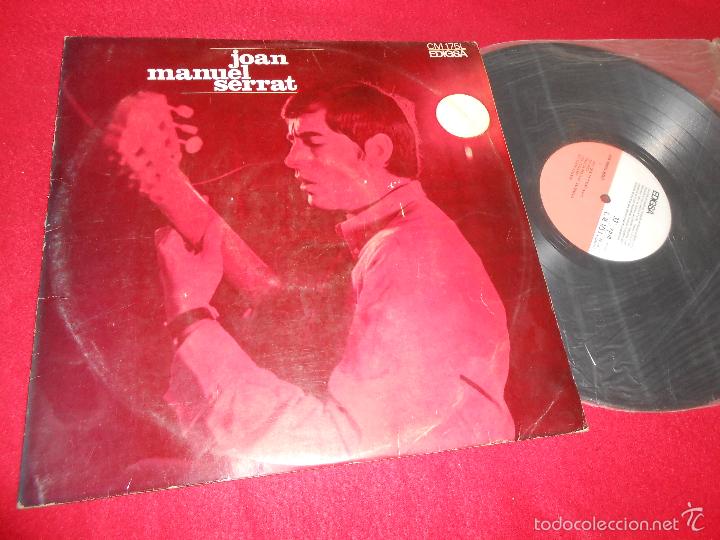 Discos de vinilo: JOAN MANUEL SERRAT LP 1967 Edigsa CATALA CAN&Ccedil;O