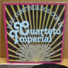 Discos de vinilo: MÁS CONTINUADOS CON EL CUARTETO IMPERIAL. LP / CBS - 1981 / MBC. ***/***