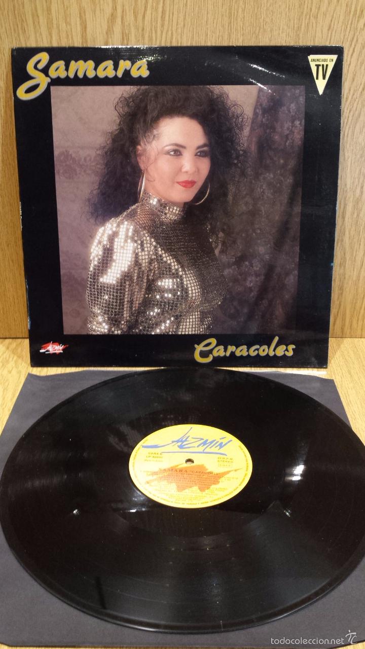 Discos de vinilo: SAMARA. CARACOLES. LP / JAZM&Iacute;N - 1992 / MBC. ***/*** - Foto 1