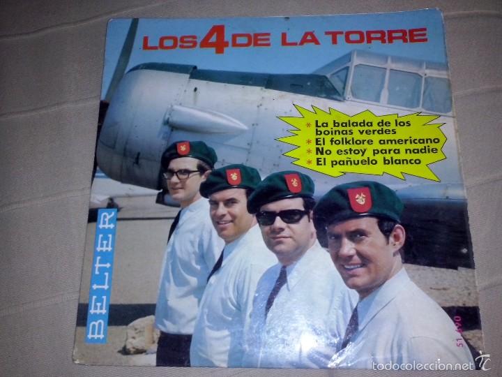 Discos de vinilo: los 4 de la torre single 4 canciones 1966 - Foto 1
