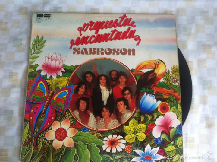 Discos de vinilo: LP ORQUESTA ENCANTADA-SABROSON - Foto 1