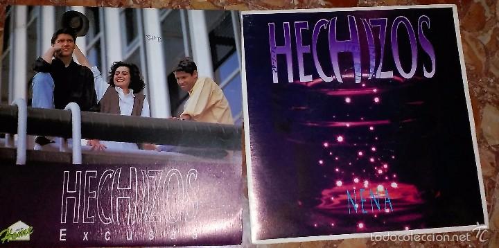 Discos de vinilo: LOTE DE DOS SINGLES HECHIZOS - Foto 1