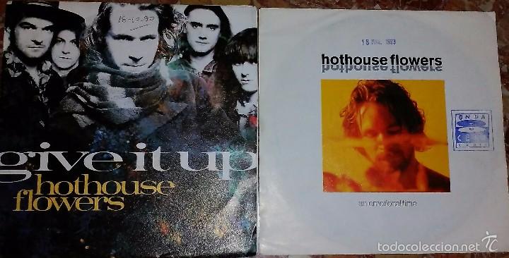 Discos de vinilo: LOTE DE DOS SINGLES HOTHOUSE FLOWERS - Foto 1