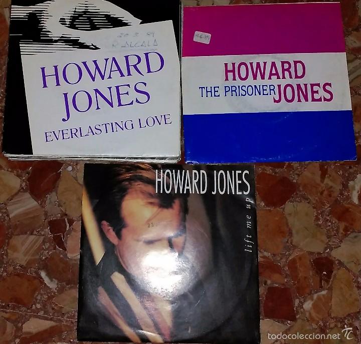 Discos de vinilo: LOTE TRES SINGLES HOWARD JONES - Foto 1