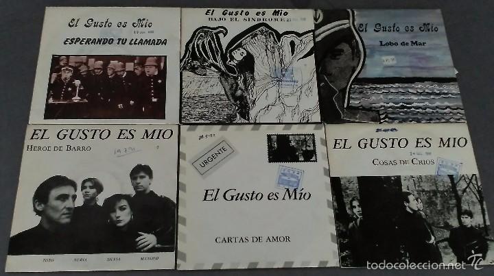 Discos de vinilo: EL GUSTO ES MIO 6 SINGLES - Foto 1