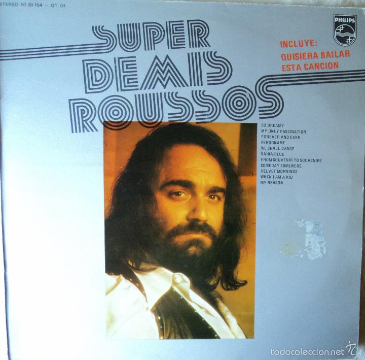 Discos de vinilo: Demis Roussos - Super - Edici&oacute;n de 1976 de Espa&ntilde;a - Foto 1