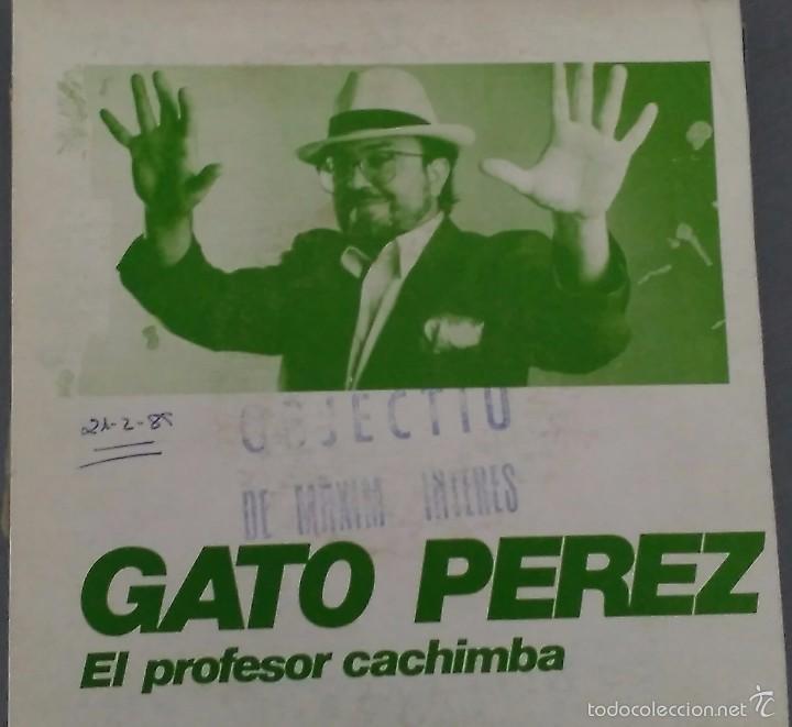 Discos de vinilo: GATO PEREZ (EL PROFESOR CACHIMBA - Foto 1