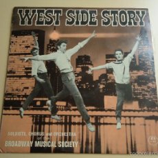 Discos de vinilo: L.P. BANDA SONORA WEST SIDE STORY, BROADWAY MUSICAL SOCIETY. VER TODOS LOS DATOS.. Lote 58232855