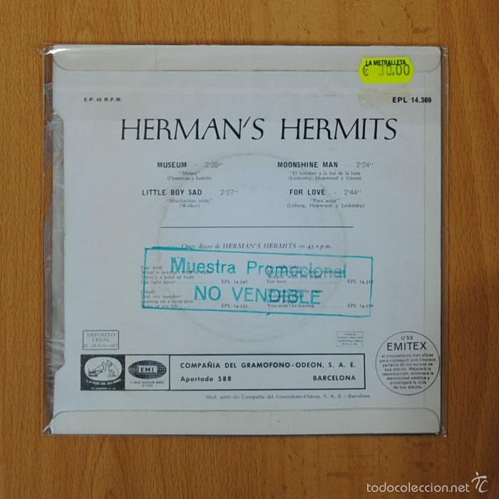 Discos de vinilo: HERMANS HERMITS - MUSEUM +3 - EP - Foto 2