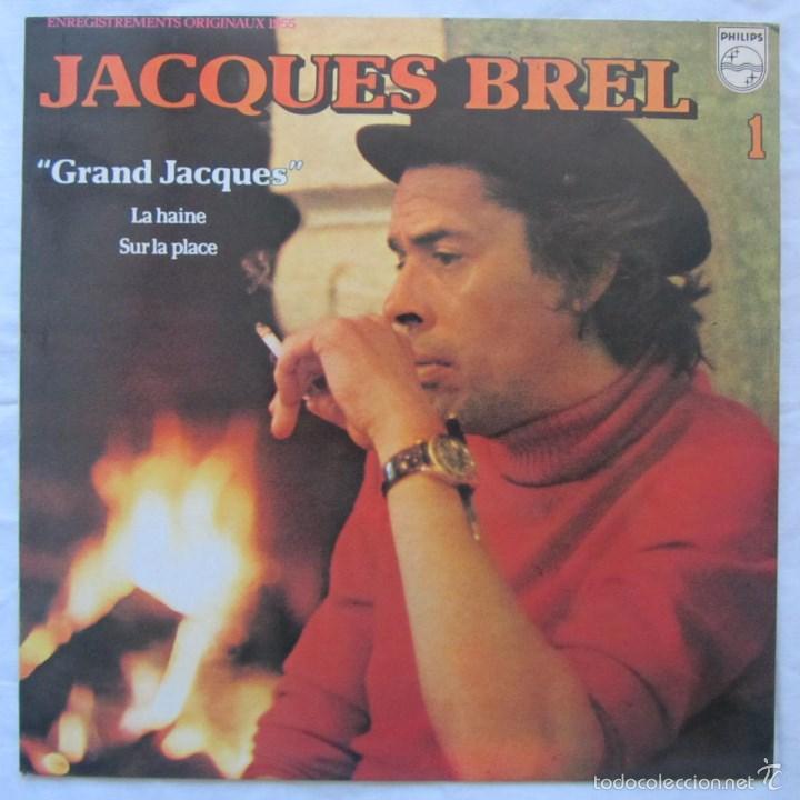 Discos de vinilo: Jacques Brel Grand Jacques 1956 - Foto 1