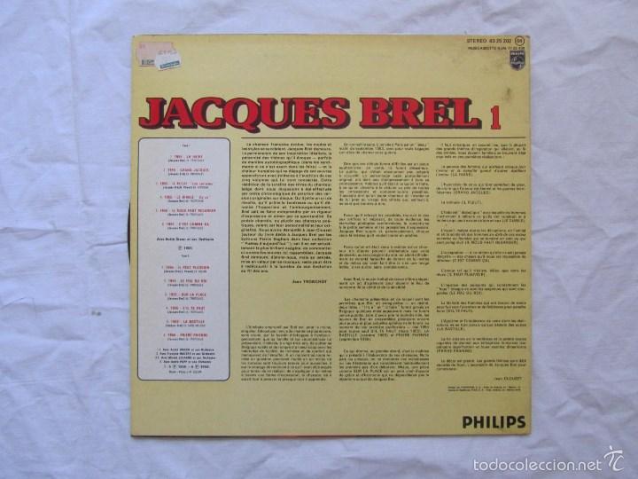 Discos de vinilo: Jacques Brel Grand Jacques 1956 - Foto 2