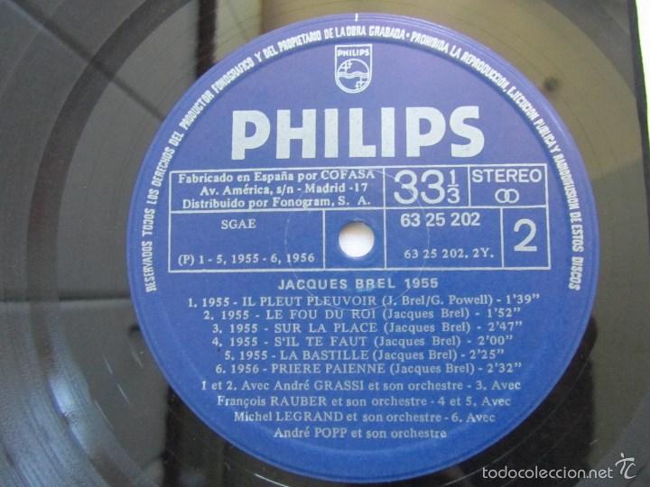 Discos de vinilo: Jacques Brel Grand Jacques 1956 - Foto 4
