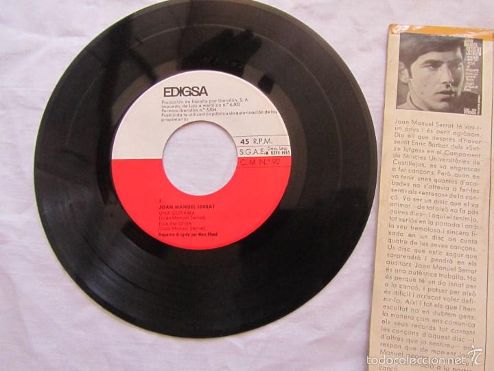 Discos de vinilo: 3 singles de Joan Manuel Serrat - Foto 4
