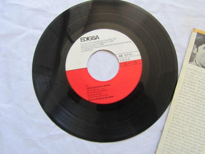 Discos de vinilo: 3 singles de Joan Manuel Serrat - Foto 5