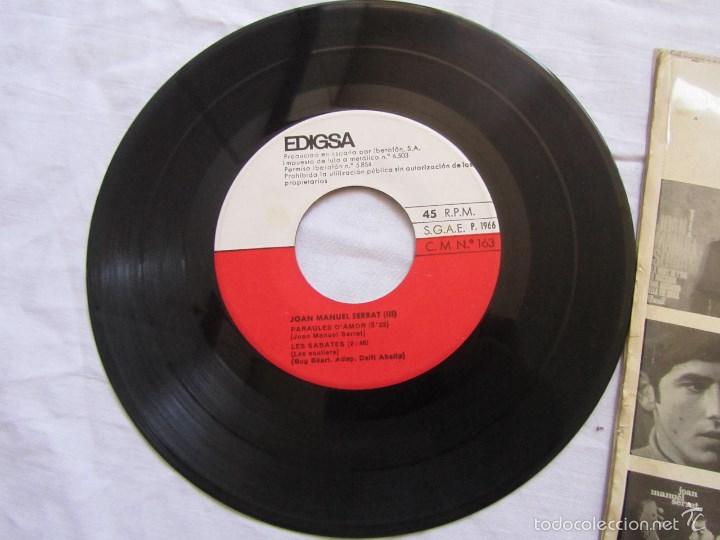 Discos de vinilo: 3 singles de Joan Manuel Serrat - Foto 8