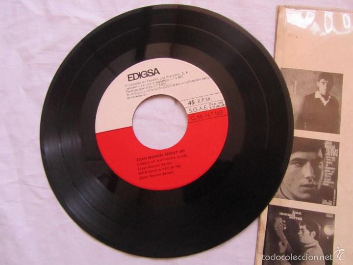 Discos de vinilo: 3 singles de Joan Manuel Serrat - Foto 9
