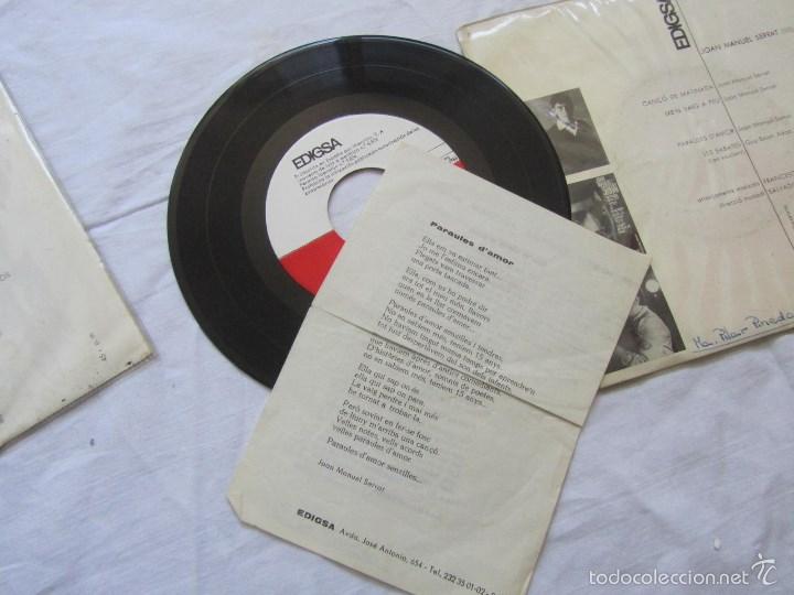 Discos de vinilo: 3 singles de Joan Manuel Serrat - Foto 10