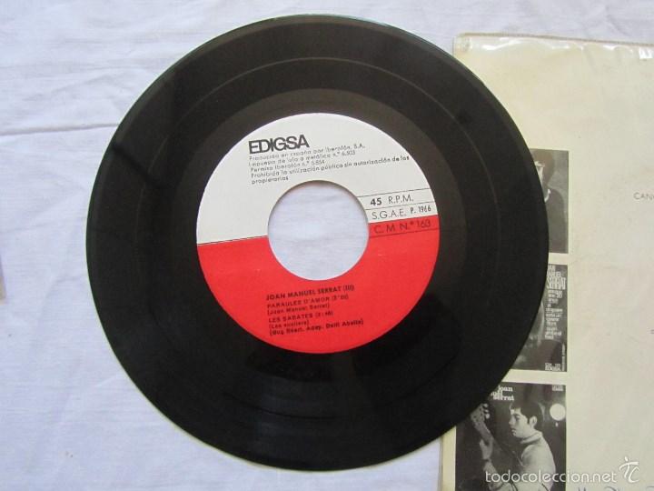 Discos de vinilo: 3 singles de Joan Manuel Serrat - Foto 12