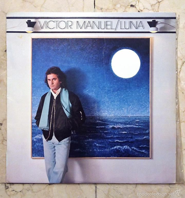 Discos de vinilo: LP VICTOR MANUEL - LUNA - CBS 1980. - Foto 1