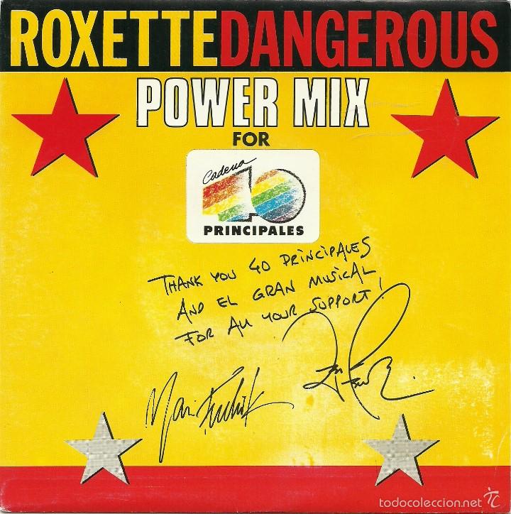 Discos de vinilo: ROXETTE. Dangerous. Power Mix          (vinilo single 1990) - Foto 1