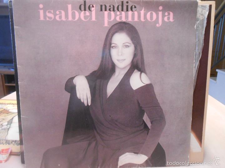 Discos de vinilo: ISABEL PANTOJA - DE NADIE - Foto 1