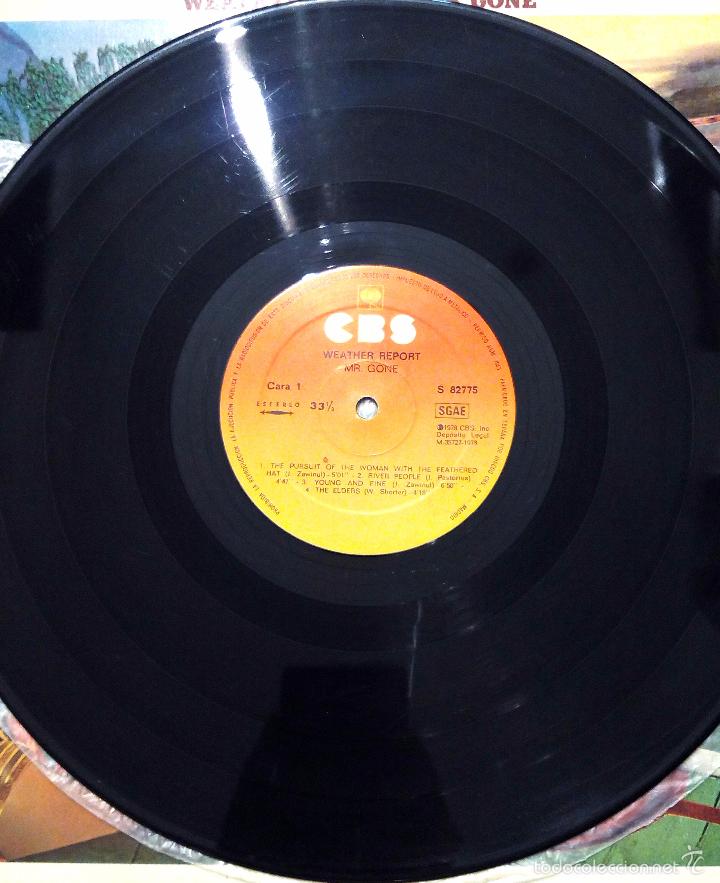 Discos de vinilo: LP WEATHER REPORT - MR. GONE - CBS 1978. - Foto 4