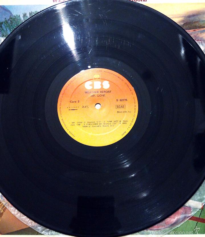 Discos de vinilo: LP WEATHER REPORT - MR. GONE - CBS 1978. - Foto 6