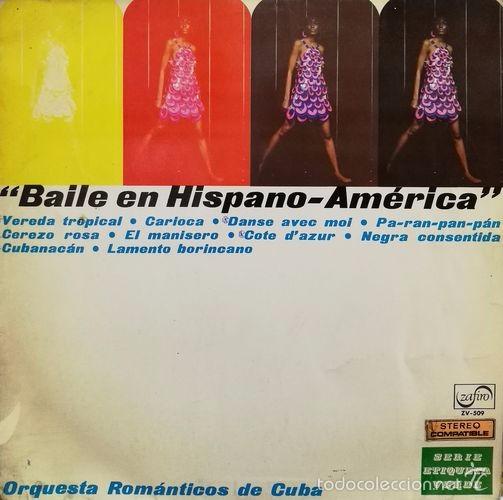 Vinyl records: ORQUESTA ROMANTICOS DE CUBA Baile en Hipsano America - Spanish LP Salsa Latin