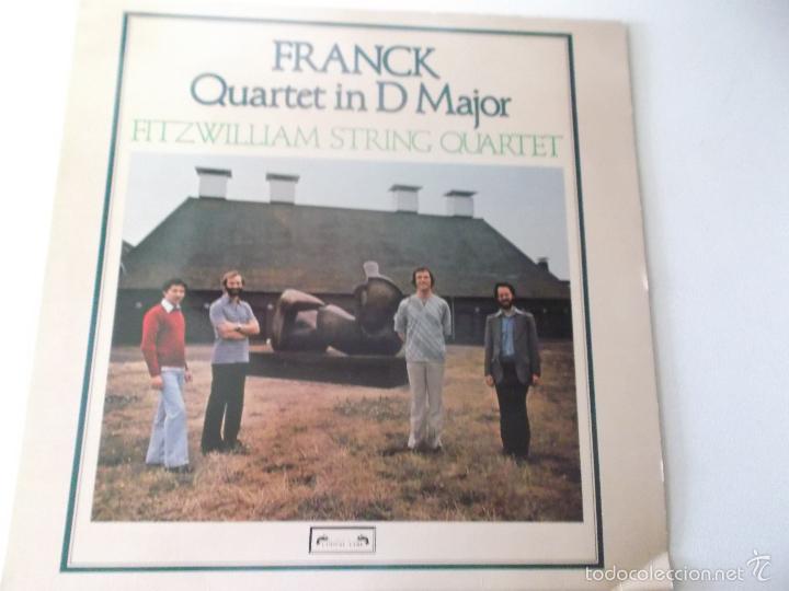 Discos de vinilo: FRANCK QUARTET IN D MAJOR - FITZWILLIAM STRING QUARTET 1979-1980 DECCA - Foto 1
