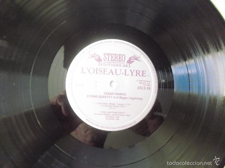 Discos de vinilo: FRANCK QUARTET IN D MAJOR - FITZWILLIAM STRING QUARTET 1979-1980 DECCA - Foto 4