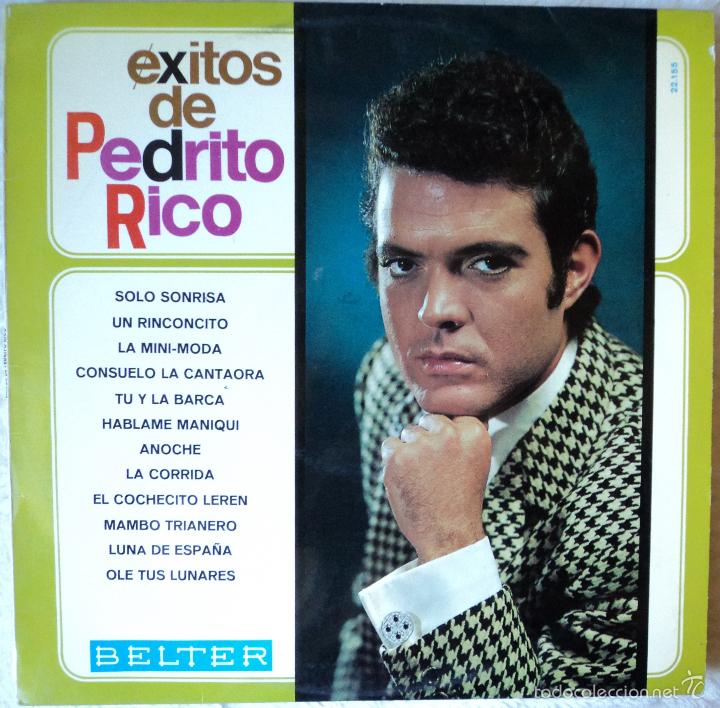 Discos de vinilo: Pedrito Rico - Exitos - Edici&oacute;n de 1968 de Espa&ntilde;a - Foto 1
