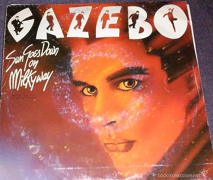 Discos de vinilo: GAZEBO ( SUN GOES DOWN ON MILK WAY - Foto 1