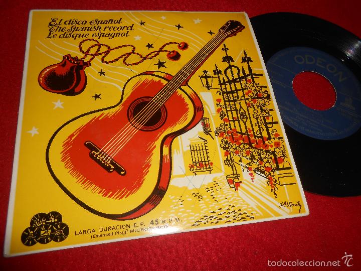 Discos de vinilo: PEPE BLANCO El granate/El gazpacho/El gitano se&ntilde;orito/El farolero EP 195? Odeon - Foto 1