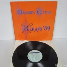 Discos de vinilo: GRANDES EXITOS BERANO 89 VERANO - PHILIPS - MIGUEL RIOS / CHICASSS / THE REFRESCOS -LP- PROMO - MINT