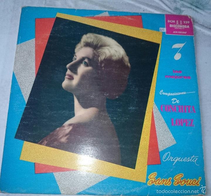 Disques de vinyle: Las mejores composiciones de Conchita L&oacute;pez para Rojas,Galindo, Duval, Di Creta (Discomoda 195?)