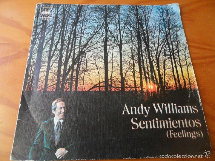 Discos de vinilo: ANDY WILLIAMS - FEELINGS / QUITS - 1975 - Foto 1