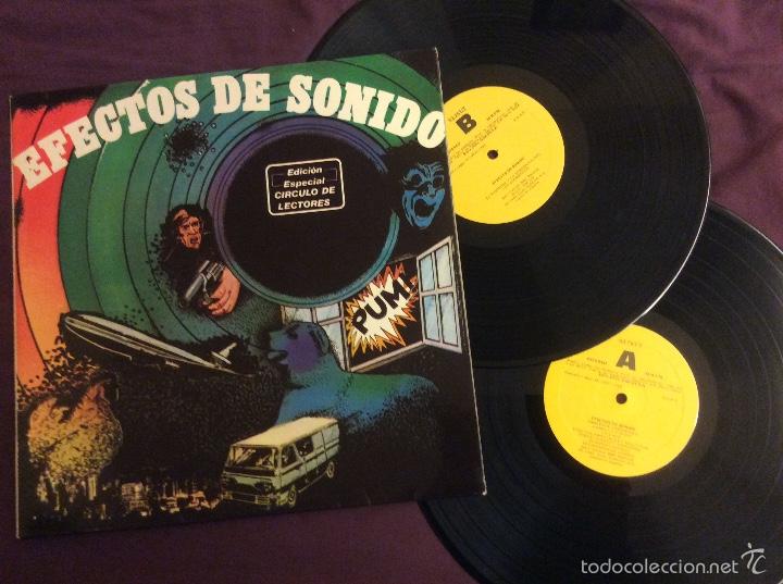 Discos de vinilo: EFECTOS DE SONIDO. ED CIRCULO DE LECTORES. DOBLE LP. 1981 - Foto 1