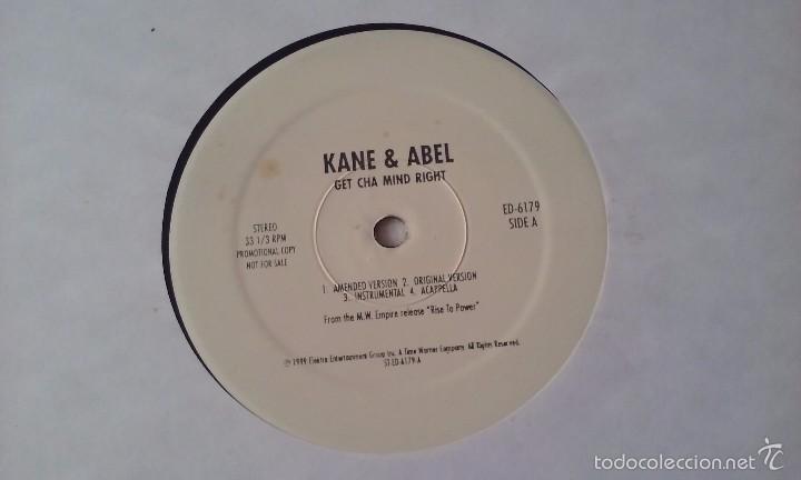 Discos de vinilo: Kane & Abel - Get Cha Mind Right / Straight Thuggin - 1999 - Foto 1
