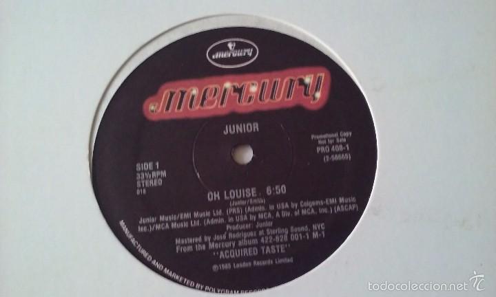 Discos de vinilo: Junior - Oh Louise - 1985 - Foto 1